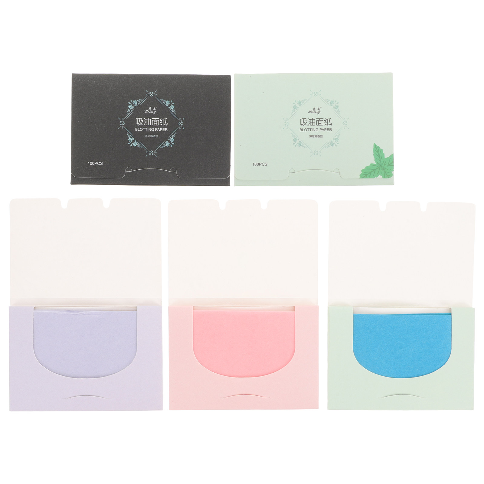 Home Fragrance Rose - 500 Pieces Facial Oil Blotting Paper