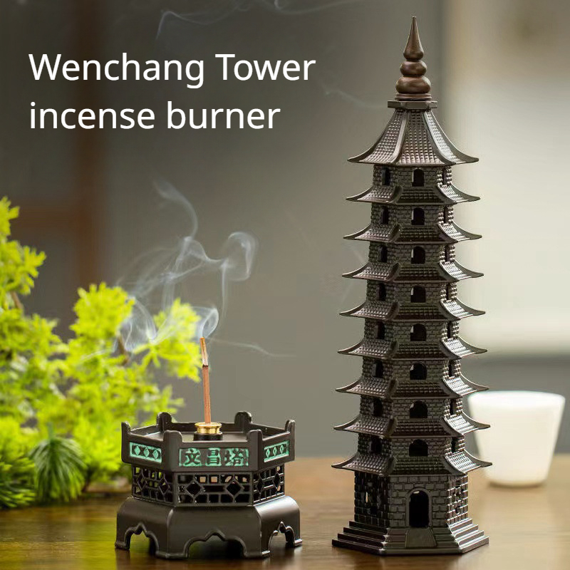 Home Fragrance Candles - Wenchangta Incense Burner Wire Incense Lying