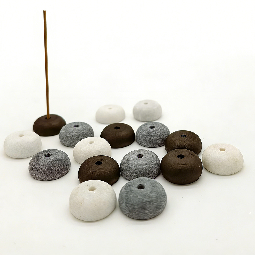 Home Fragrance Incense Sticks - 2pcs Natural Stone Incense Sticks Holder
