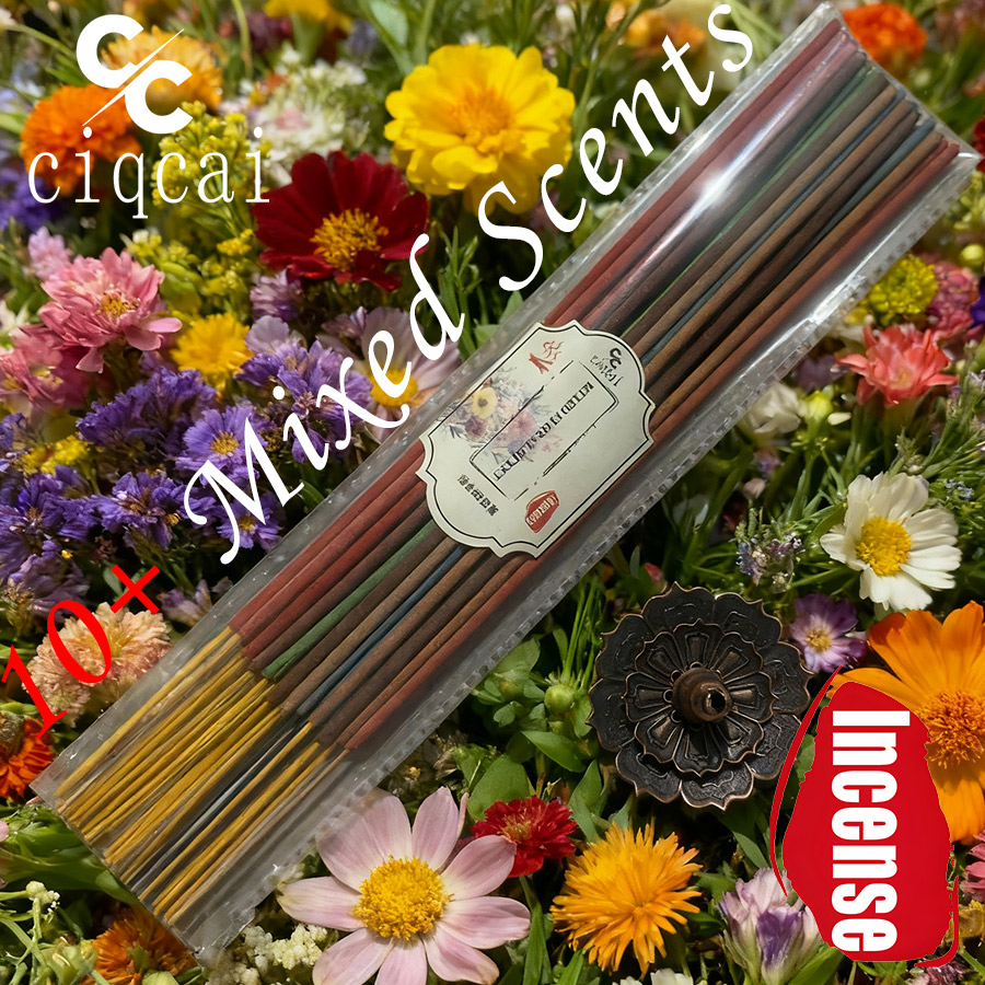 Home Fragrance Lemongrass - Mixed-Flavor High-Quality Incense Sticks, 25.5cm Extended