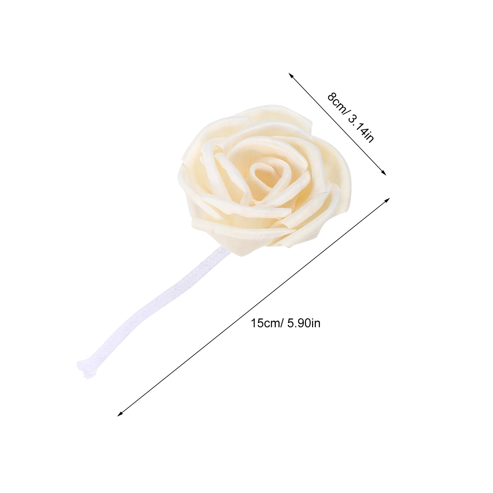 2Pcs Preserved Flowers Diffuse - Home Fragrance Rose review and price