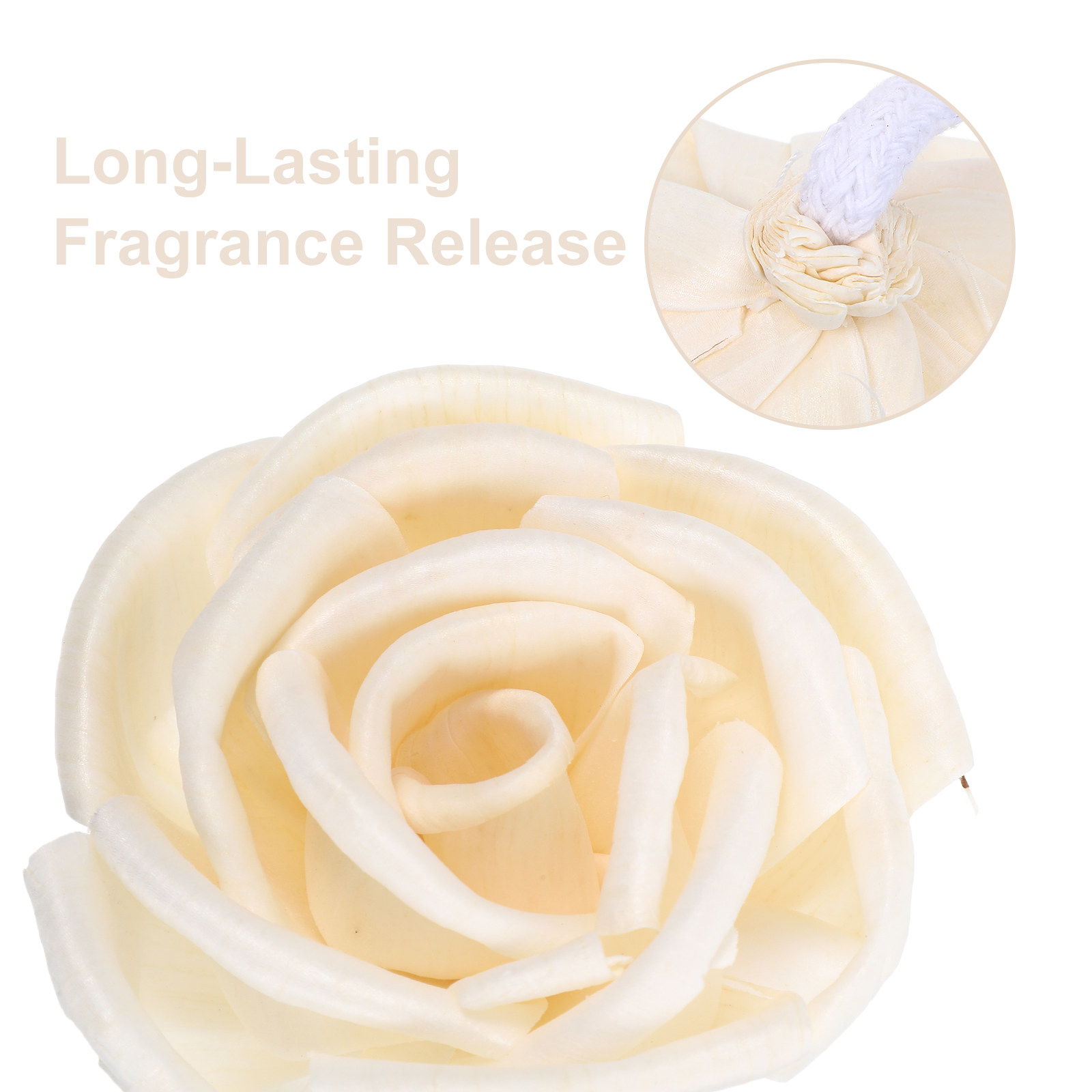 2Pcs Preserved Flowers Diffuse - Home Fragrance Rose review and price