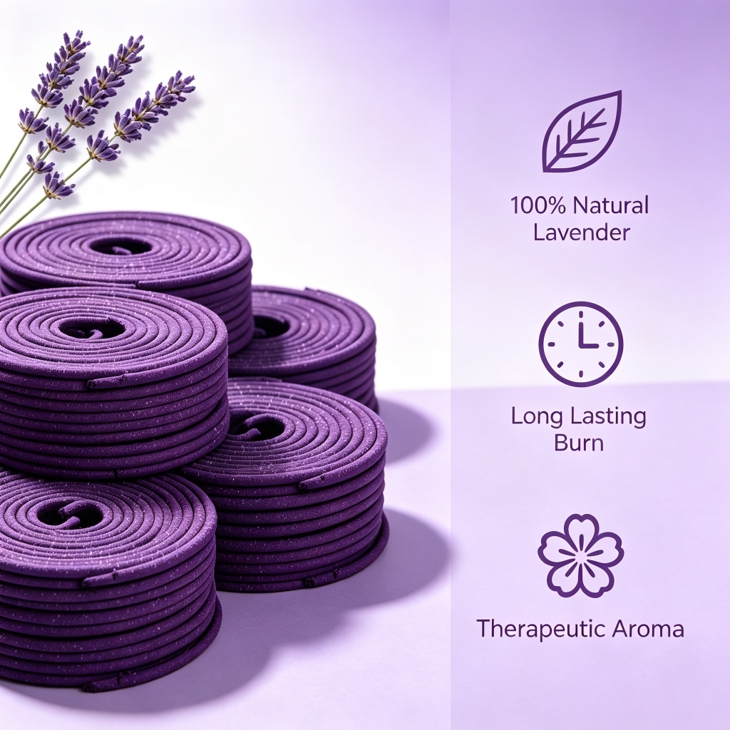 Lavender Incense Coils High-Qu - Home Fragrance Luxury review and price