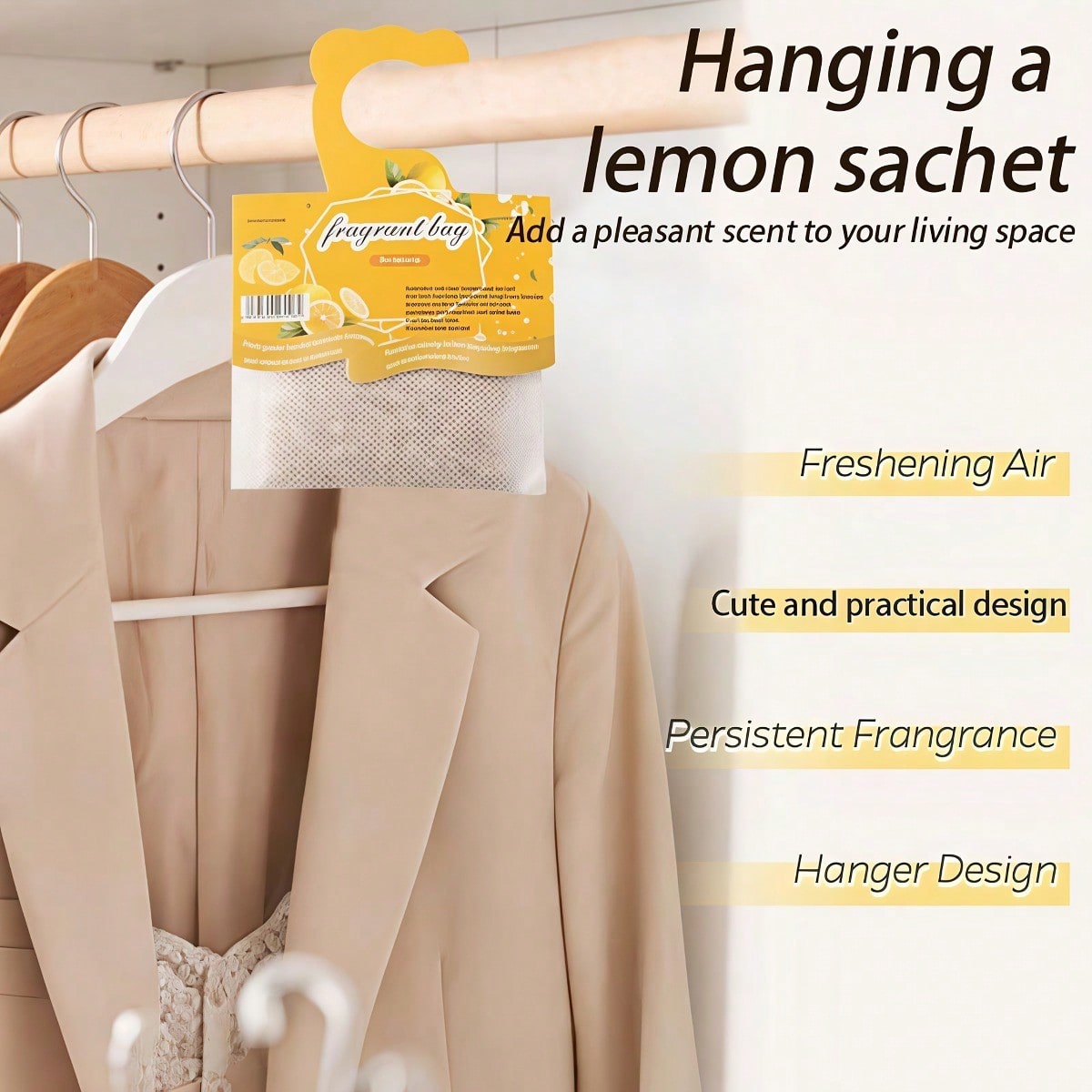 Hanging Lemon Scented Sachets, - Home Fragrance Oud review and price