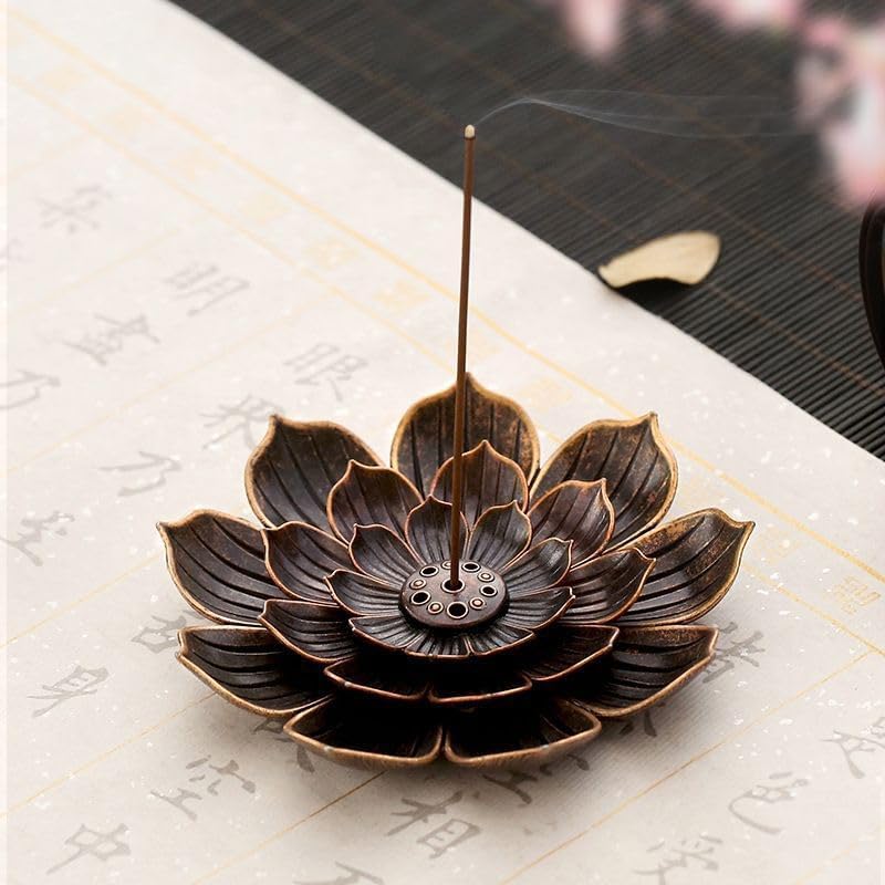 Alloy Incense Burner with 6 Ho - Home Fragrance Incense Sticks review and price