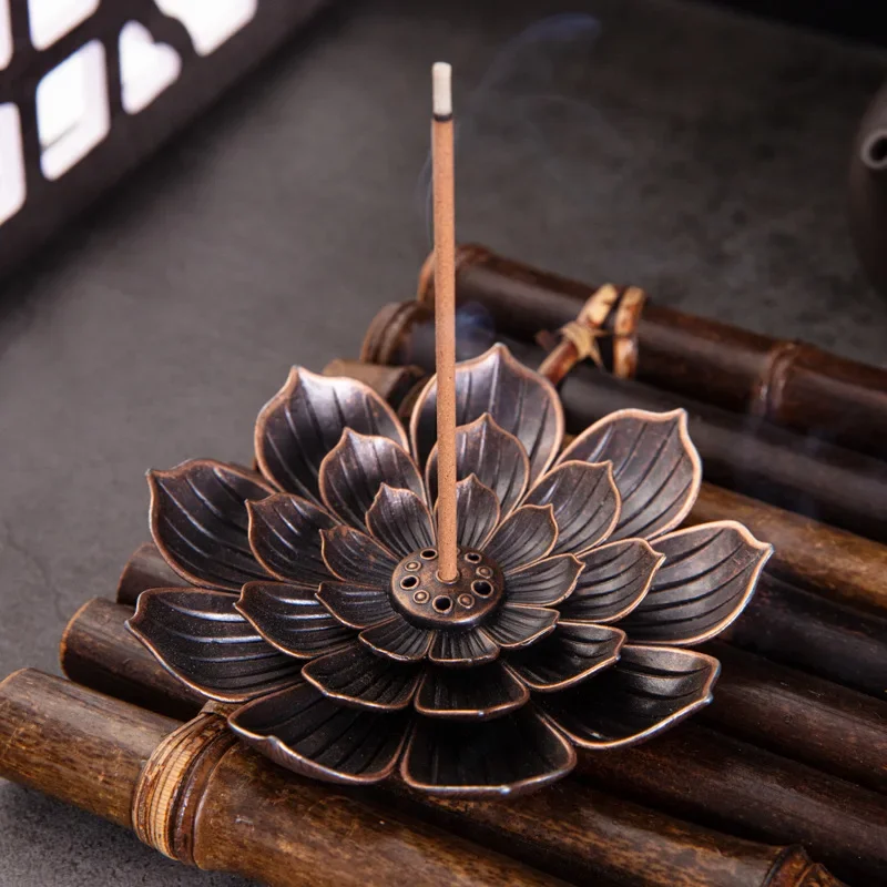 Alloy Incense Burner with 6 Ho - Home Fragrance Incense Sticks review and price